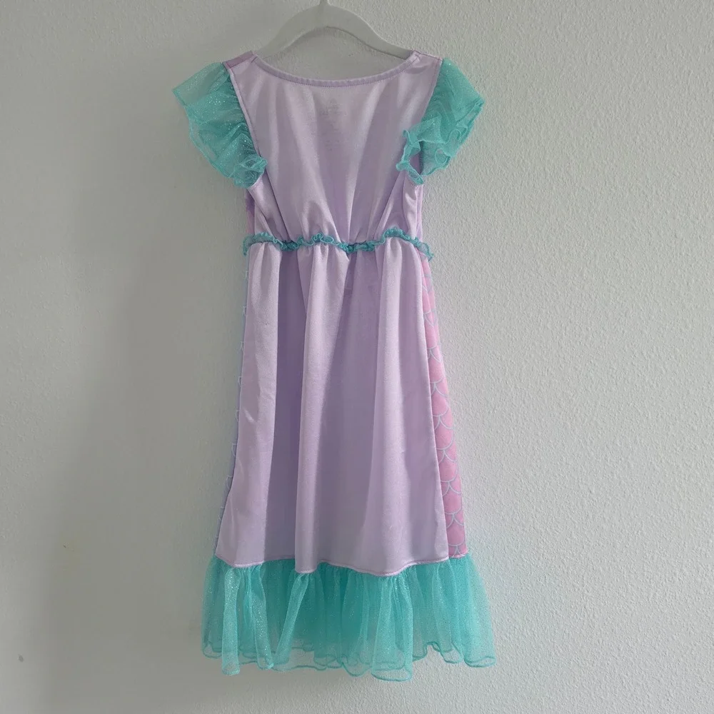 Disney Princess Ariel Little Mermaid Nightgown Toddler size 5T Dress